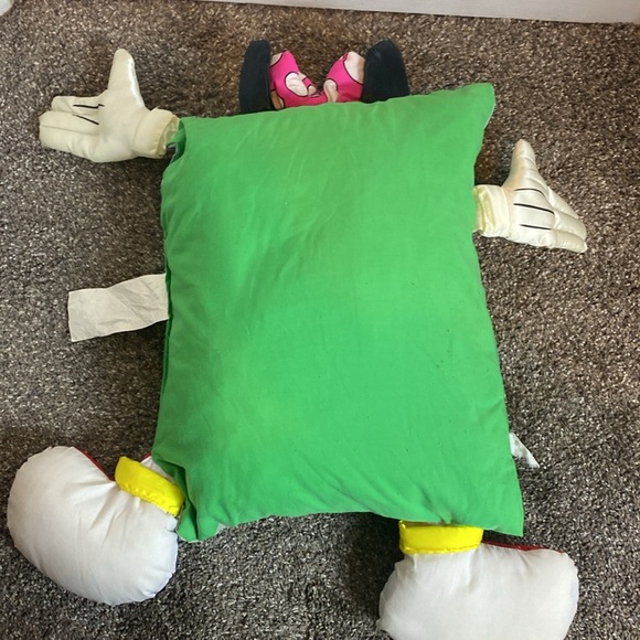 Vintage Disney Minnie Mouse Cuddle Pillow with Arms & Legs - Picture 10 of 12